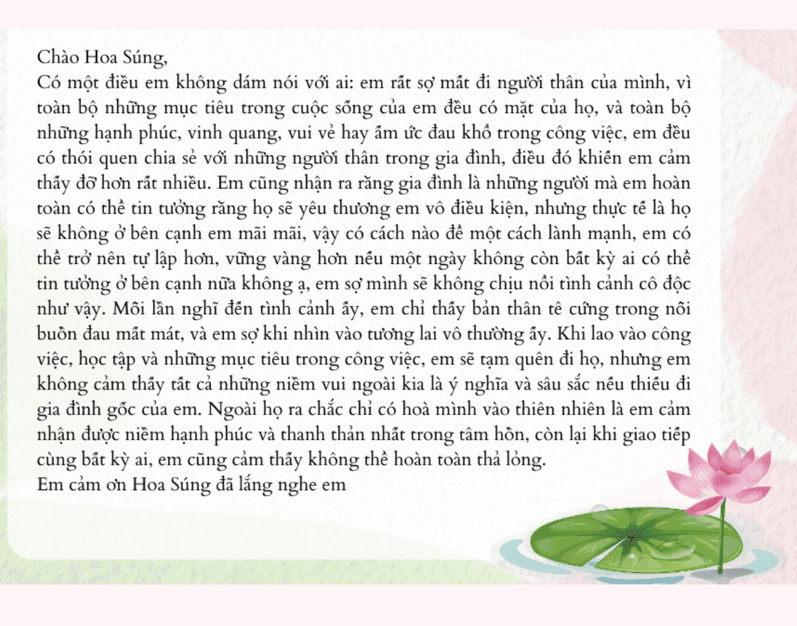 Câu chuyện số 1